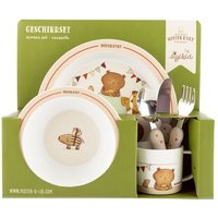 Sigikid 52919 - Kinder-Geschirr-Set Mister OLui, rPET von sigikid