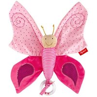 sigikid 43332 - Knistertuch Schmetterling pink groß Kinderbunt, Schmusetuch, 27 cm, Babyspielzeug sigikid 43332 - Knistertuch Schmetterling pink groß Kinderbunt, Schmusetuch, 27 cm, Babyspielzeug von sigikid