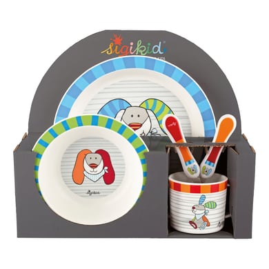 sigikid® Geschirr-Set Hase Ringel Dingel Kinderbunt von sigikid