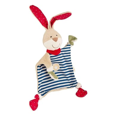 sigikid® Schnuffeltuch Hase blau gestreift Classic von sigikid