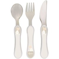sigikid 25402 - Besteck-Set Hase Vanilla, 3-teilig, Kinderbesteck sigikid 25402 - Besteck-Set Hase Vanilla, 3-teilig, Kinderbesteck von sigikid