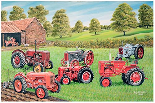 Case Traktor Collection Roy Didwell 1000-teiliges Puzzle, 690 mm x 480 mm (jg) von signs-unique