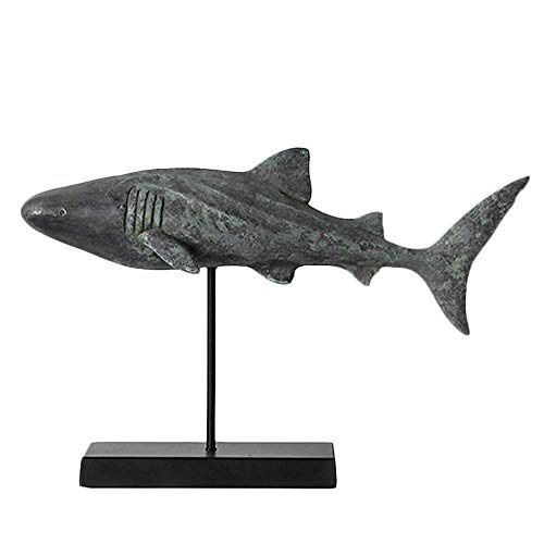 Figur Eines Weißen Hais, Spielzeug, Simulation Eines Tiermodells, Realistische Meeressafari-Tiere, Actionfiguren Aus Kunstharz, Kunsthandwerk Für Die Inneneinrichtung, Bi(White Great White Shark) von sjdoPulse