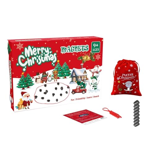 Skyrabbiter Magnetisches Schachspiel, Tragbares magnetspiel, Lustiges Tisch-Magnetspiel, Weihnachtsbaum Urlaub Partei, Partyzubehör für Familientreffen (8 Jahre und älter) (A) von skyrabbiter