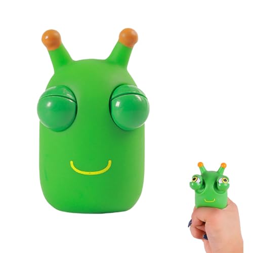 Skyrabbiter Squeeze Alien Spielzeug, Squishy Squeeze Toy, Stressball Erwachsene, Popping Out Eyes Toy, Funny Grass Worm Pinch Toy, Antistress-Spielzeug für Kinder und Erwachsene (1Pc) von skyrabbiter