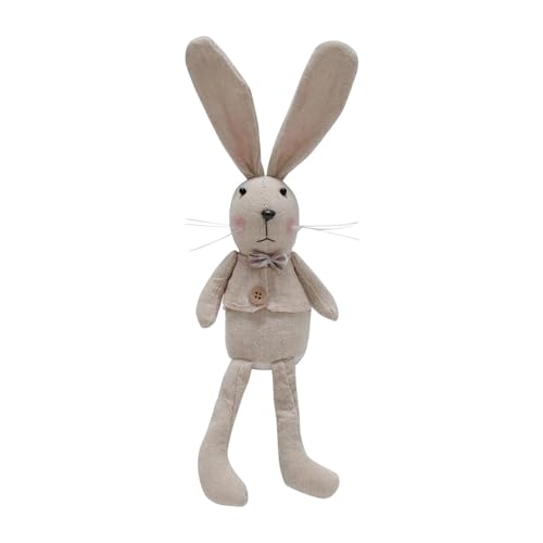 skyrabbiter Niedliche Leinenhase mit hängenden Beinen, 32cm Plüschtier Osterhase, Plüschhase Stofftier Weich Kaninchen Spielzeug, Ostern Geburtstag Geschenk für Kinder Jungen Mädchen (A) von skyrabbiter