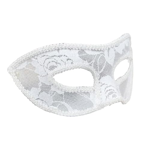 skyrabbiter Party Karneval Augenmaske Glitzer Venezianische Maske für Maskenbälle Spitze Augenmaske Maskerade für Abendkleid Tanz Ball Party Venezianische Maskerade Kostüm (C) von skyrabbiter