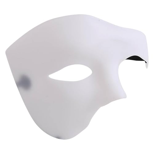 skyrabbiter Venezianische Halbmaske für Kostümfeste, Herrenmaske, Damenmaske, Venezianische Karnevalsmaske, Half Face Mask, Halloween Maske, Gesichtsmaske Fasching Karnevalskostüme (F) von skyrabbiter