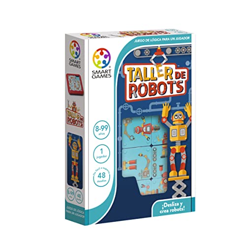 SmartGames - Roboterwerkstatt | Brettspiele für Kinder von 8 Jahren | Kinderspiele | Kinderpuzzle | Brettspiel | pädagogische Spiele 8 Jahre von SmartGames