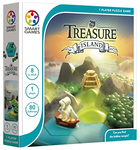 SmartGames - Treasure Island, Puzzle Game with 80 Challenges, 8+ Years von SmartGames