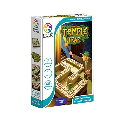 SmartGames SG437ES Tempel Temple Trap Smart Games, Lernspiel, Brettspiele für Kinder, Kinderspielzeug, Puzzlespielzeug für Kleinkinder, bunt von SmartGames