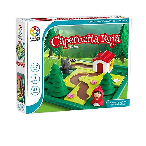 SmartGames SG021ES Reiten Rotkäppchen, Brettspiele, pädagogische Spiele für Kinder ab, Puzzle 4 Jahre, Kinderpuzzle, Geschicklichkeitsspiel, bunt, Miscelanea von SmartGames