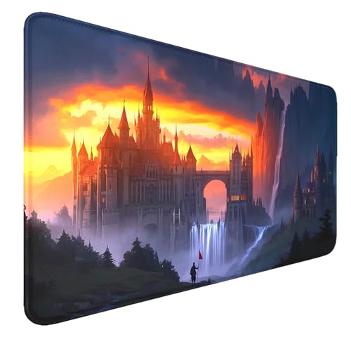 smatcamp MTG Spielmatte mit Zonen, 24"x 14" MTG Spielmatte Board Game genähte Kanten Glatte Gummioberfläche TCG Spielmatte mit Aufbewahrungsbeutel Für Personen ab 14 Jahren von smatcamp