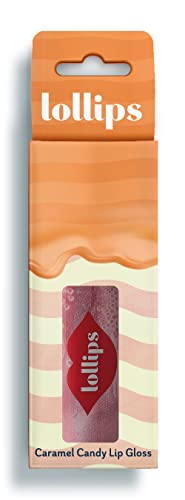 Snails 510013, Lip Gloss - Lollips Caramel Candy für Kinder ab 3 Jahren, Kinderschminke, Altrosa von snails safe nails