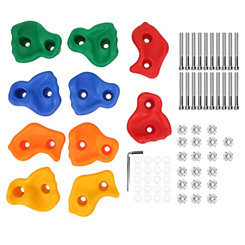 sojupcal 10pcs Kletterklettern, farbenfrohe praktische Spielplatz -Accessoire für das Spielenspiel im Freien im Freien im Freien im Freien von sojupcal