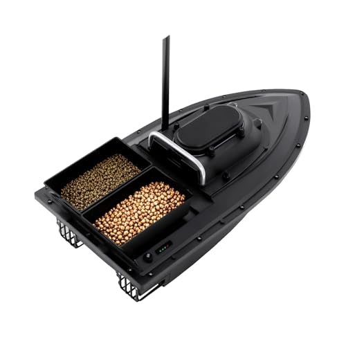 soudesileim Köderboot Futterboot, 300M Entfernung Funkfernbedienung, 55 * 26.7 * 17.2cm Köderboot, Starke Windbeständigkeit, Doppelte Köderkabine soudesileim Köderboot Futterboot, 300M Entfernung Funkfernbedienung, 55 * 26.7 * 17.2cm Köderboot, Starke Windbeständigkeit, Doppelte Köderkabine von soudesileim