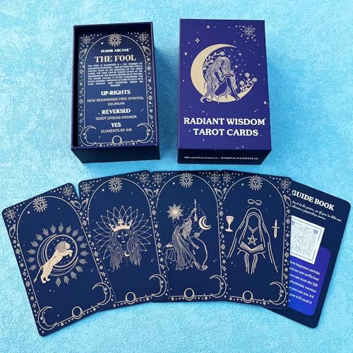 soulme Tarotkarten für Anfänger, Tarotkarten mit Bedeutungen auf ihnen, Tarotdeck lernen, Wahrsagungswerkzeug lesen von soulme