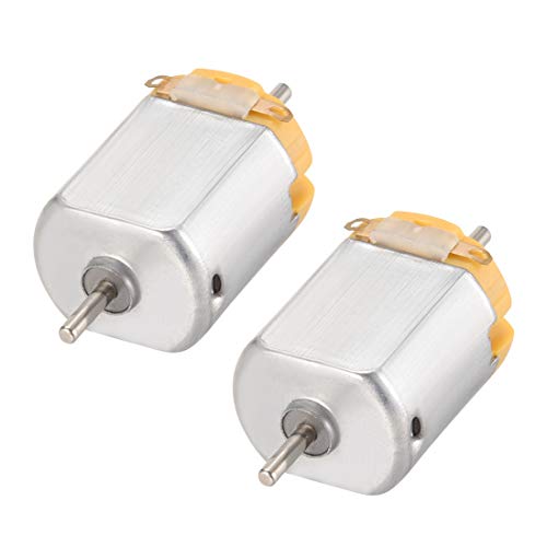 sourcing map 2 STK.Elektro Motor Runde Schaft RC Boot DC Motor 3V 15000U/min 0,1A von sourcing map