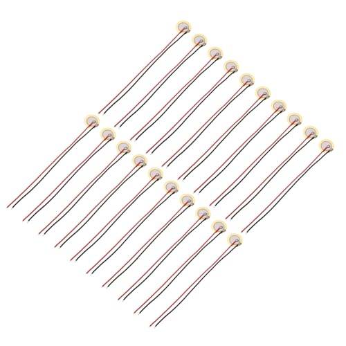 sourcing map Piezoelektrische Scheiben, 10 mm, akustischer Tonabnehmer, Wandler, Mikrofone, Trigger, Summer, Trommel, Gitarre, 20 Stück sourcing map Piezoelektrische Scheiben, 10 mm, akustischer Tonabnehmer, Wandler, Mikrofone, Trigger, Summer, Trommel, Gitarre, 20 Stück von sourcing map