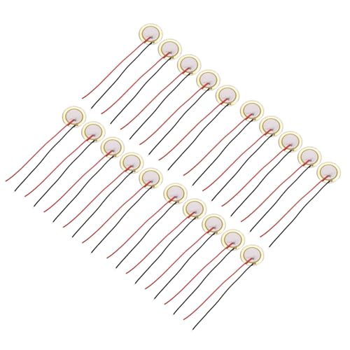 sourcing map Piezoelektrische Scheiben, 20 mm, akustische Tonabnehmer, Wandler, Mikrofone, Trigger, Summer, Schlagzeug, Gitarre mit Aluminiumgehäuse, 20 Stück sourcing map Piezoelektrische Scheiben, 20 mm, akustische Tonabnehmer, Wandler, Mikrofone, Trigger, Summer, Schlagzeug, Gitarre mit Aluminiumgehäuse, 20 Stück von sourcing map