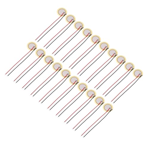 sourcing map Piezoelektrische Scheiben, 20 mm, akustische Tonabnehmer, Wandler, Mikrofone, Trigger, Summer, Trommel, Gitarre, 20 Stück sourcing map Piezoelektrische Scheiben, 20 mm, akustische Tonabnehmer, Wandler, Mikrofone, Trigger, Summer, Trommel, Gitarre, 20 Stück von sourcing map