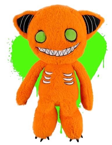 soxo Gus Fink Horror Kuscheltier Katze Plüschtier Hase Halloween Kuscheltiere Emo Plushie Orangefarbene Katze von soxo