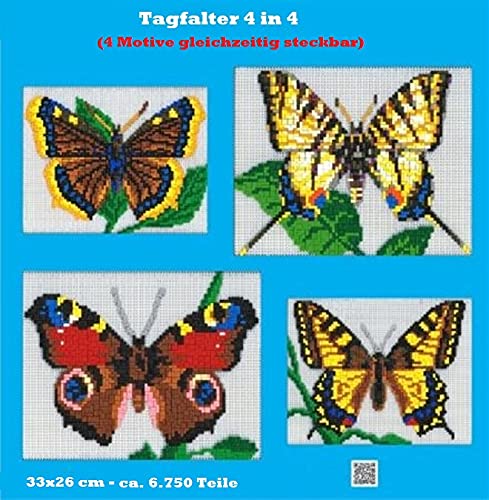 Mini Stecksystem Tagfalter XXL 4 in 4 ca. 6.750 Teile, 4 Motive gleichzeitig steckbar! Nr. 42199 Mini Stecksystem Tagfalter XXL 4 in 4 ca. 6.750 Teile, 4 Motive gleichzeitig steckbar! Nr. 42199 von stickit