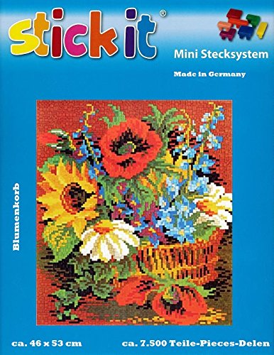 stickit Mini Stecksystem Blumenkorb ca. 7.500 Teile Nr. 41133 von stickit