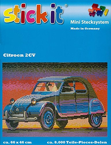 stickit Mini Stecksystem Citroen 2CV (Ente) ca. 8.000 Teile Nr. 42111 von stickit