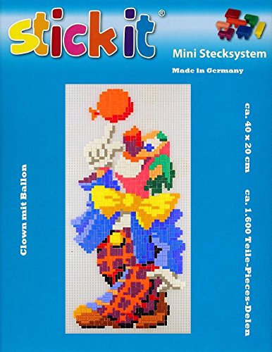 stickit Mini Stecksystem Clown mit Ballon ca. 1.600 Teile Nr. 41112 von stickit