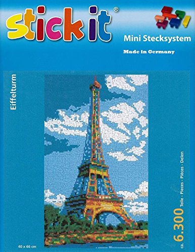 stickit Mini Stecksystem Eifelturm ca. 6.300 Teile Nr. 41279 von stickit