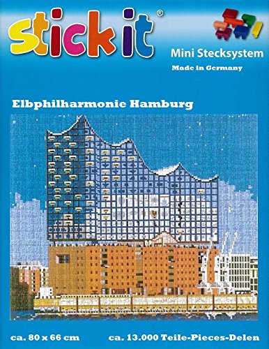 stickit Mini Stecksystem Elbphilharmonie Hamburg ca. 13.000 Teile Nr. 41286 von stickit