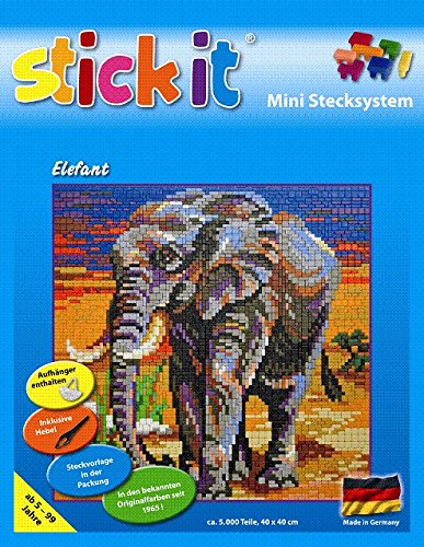 stickit Mini Stecksystem Elefant ca. 5.000 Teile Nr. 41159 von stickit