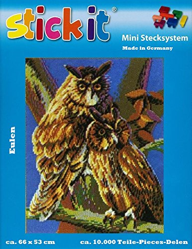 stickit Mini Stecksystem Eulen ca. 10.000 Teile Nr. 41245 von stickit