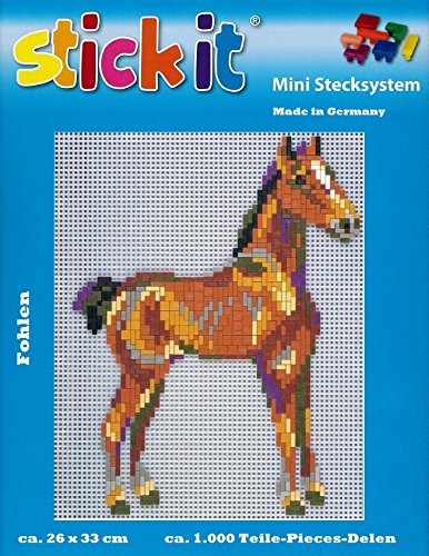 stickit Mini Stecksystem Fohlen ca. 1.000 Teile Nr. 42104 von stickit