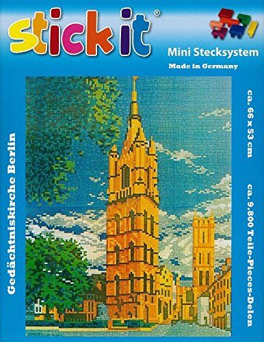 stickit Mini Stecksystem Gedächtniskirche Berlin ca. 9.800 Teile Nr. 41263 von stickit