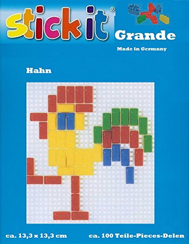 stickit Mini Stecksystem Grande Hahn ca. 100 Teile Nr. 44701, im Polybeutel von stickit