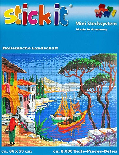 stickit Mini Stecksystem Italienische Landschaft ca. 8.000 Teile Nr. 41214 von stickit