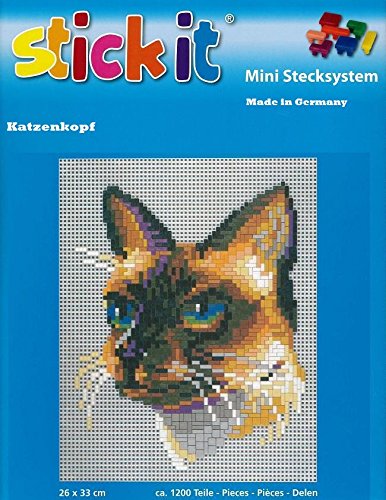 stickit Mini Stecksystem Katzenkopf ca. 1.200 Teile Nr. 41057 von stickit