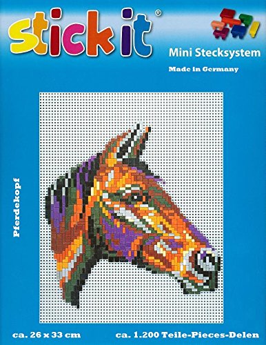stickit Mini Stecksystem Pferdekopf ca. 1.200 Teile Nr. 41128 stickit Mini Stecksystem Pferdekopf ca. 1.200 Teile Nr. 41128 von stickit