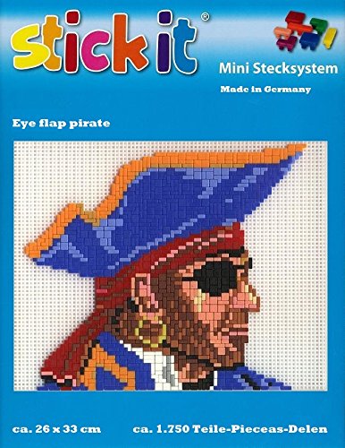 stickit Mini Stecksystem Piraten Eye Flap ca. 1.750 Teile Nr. 41195 von stickit