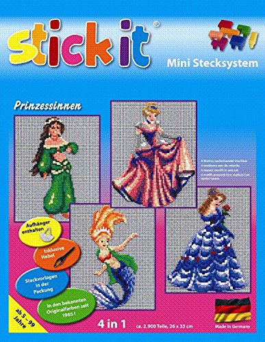 stickit Mini Stecksystem Prinzessinen 4 in 1 ca. 2.900 Teile Nr. 41189 von stickit