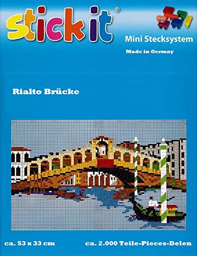 stickit Mini Stecksystem Rialto Brücke ca. 2.000 Teile Nr. 42134 von stickit