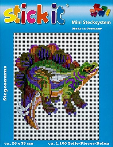 stickit Mini Stecksystem Saurier Stegosaurus ca. 1.100 Teile Nr. 42101 von stickit