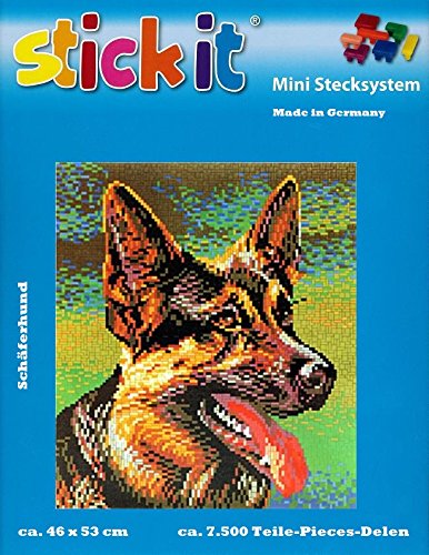 stickit Mini Stecksystem Schäferhund ca. 7.500 Teile Nr. 41135 von stickit