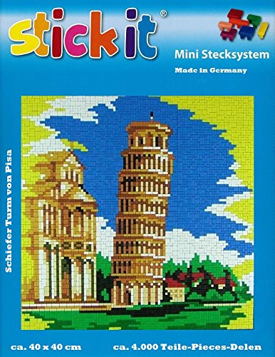 stickit Mini Stecksystem Schiefer Turm von Pisa ca. 4.000 Teile Nr. 41251 von stickit