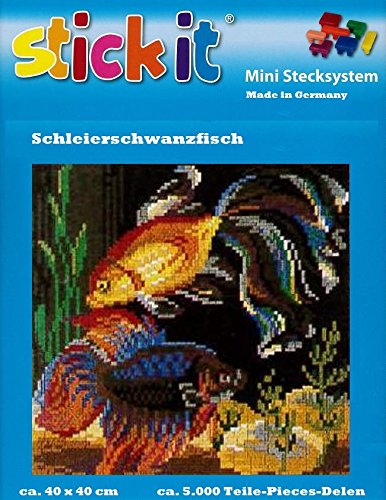 stickit Mini Stecksystem Schleierschwanzfisch ca. 5.000 Teile Nr. 42118 von stickit