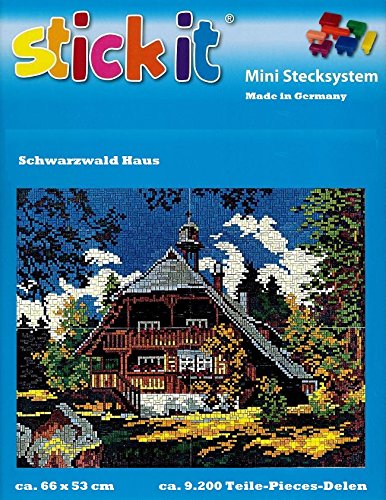 stickit Mini Stecksystem Schwarzwald Haus ca. 9.200 Teile Nr. 41236 von stickit