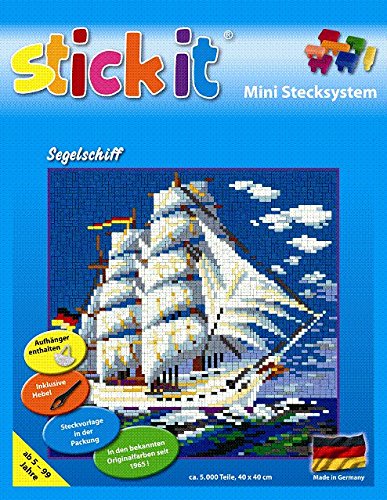 stickit Mini Stecksystem Segelschiff ca. 5.000 Teile Nr. 41132 von stickit