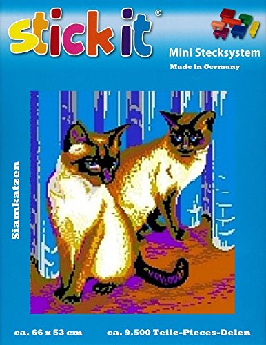 stickit Mini Stecksystem Siam Katzen ca. 9.500 Teile Nr. 41257 von stickit